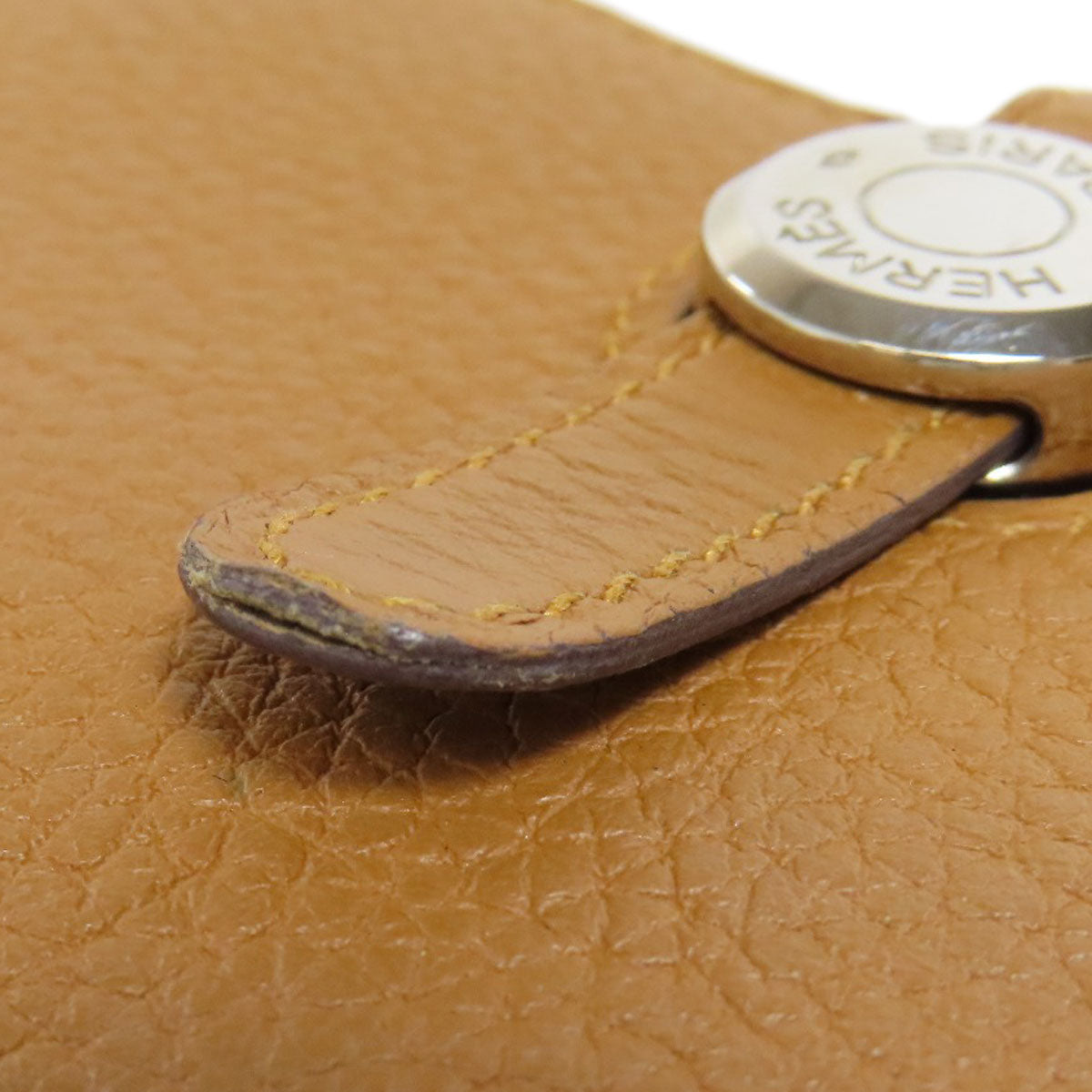 HERMES Dogon Long SilverHardware Long wallet (no coin pocket) Taurillon Clemence Ladies [Used]