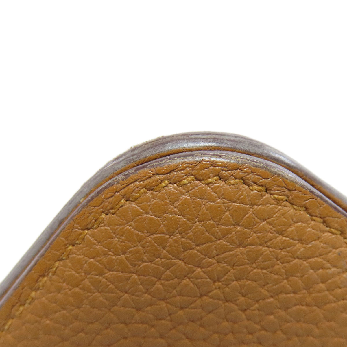 HERMES Dogon Long SilverHardware Long wallet (no coin pocket) Taurillon Clemence Ladies [Used]