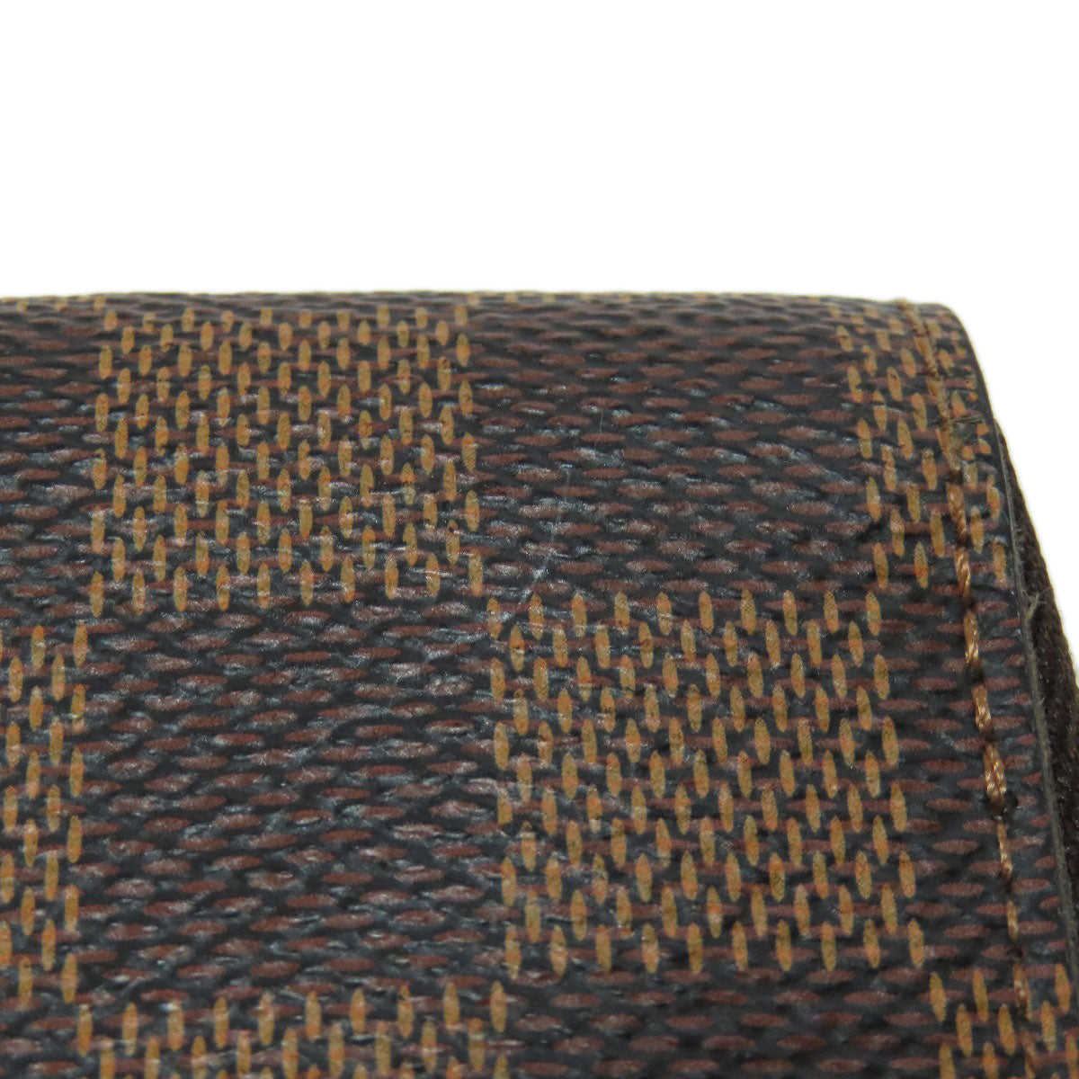 LOUIS VUITTON  N60015 Long wallet (with coin pocket) Zippy wallet old Damier canvas Ladies