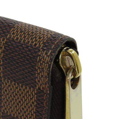 LOUIS VUITTON N60015 Zippy wallet old Long wallet (with coin pocket) Damier canvas Ladies [Used]