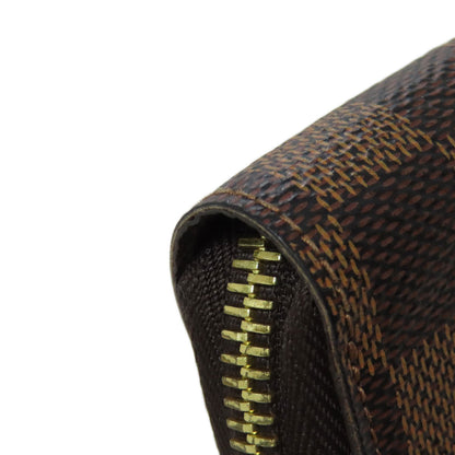 LOUIS VUITTON N60015 Zippy wallet old Long wallet (with coin pocket) Damier canvas Ladies [Used]