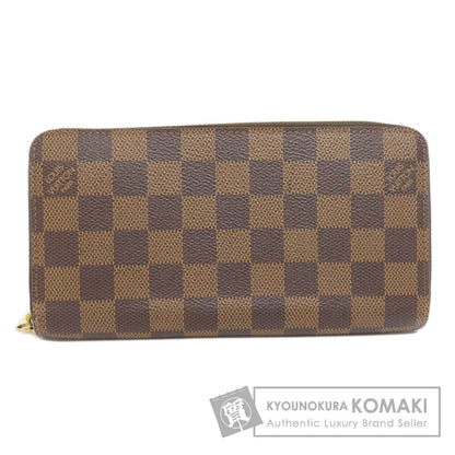 LOUIS VUITTON N60015 Zippy wallet old Long wallet (with coin pocket) Damier canvas Ladies [Used]