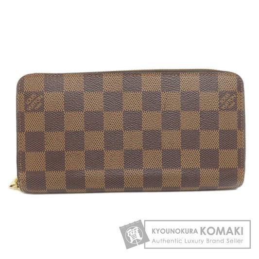 LOUIS VUITTON N60015 Zippy wallet old Long wallet (with coin pocket) Damier canvas Ladies [Used]