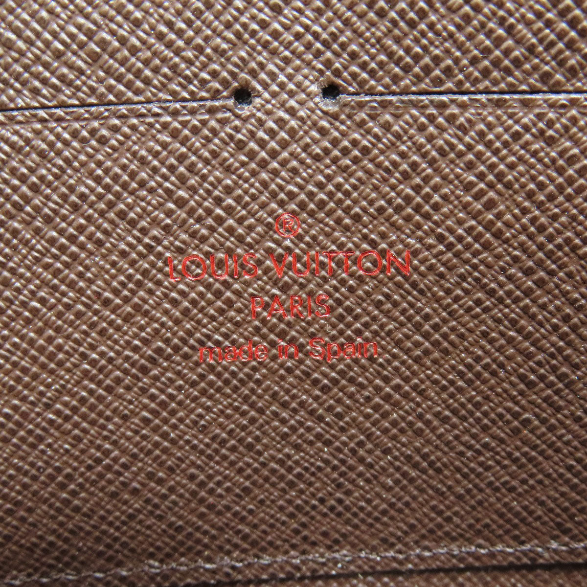 LOUIS VUITTON  N60015 Long wallet (with coin pocket) Zippy wallet old Damier canvas Ladies