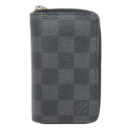 LOUIS VUITTON N63076 Zippy coin purse coin purse Damier canvas mens [Used]