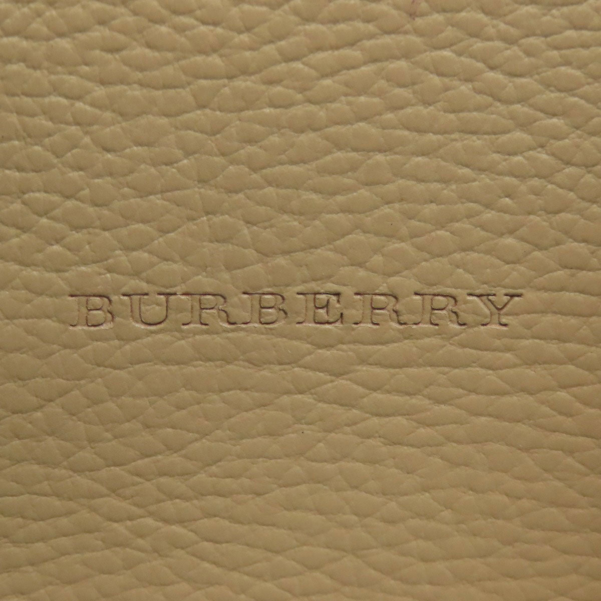 BURBERRY   Handbag logo Leather Ladies