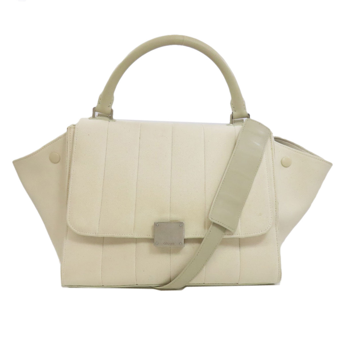 CELINE Trapeze 2WAY Handbag Canvas Ladies [Used]