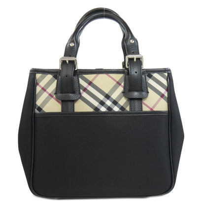 BURBERRY Nova Check Tote Bag Nylon Ladies [Used]