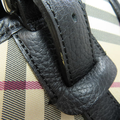 BURBERRY Nova Check Tote Bag Nylon Ladies [Used]