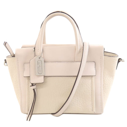 COACH  27923 Handbag Bleecker Mini Riley 2WAY Leather Ladies