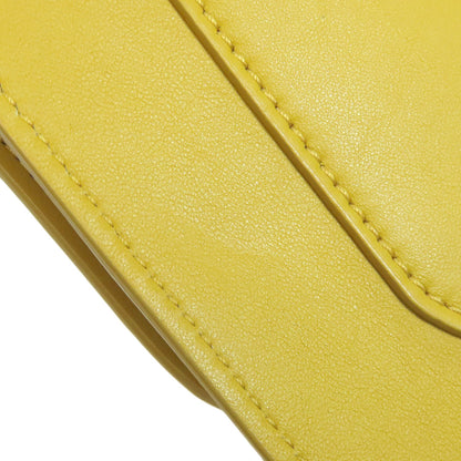 MAX MARA logo Shoulder Bag Leather Ladies [Used]