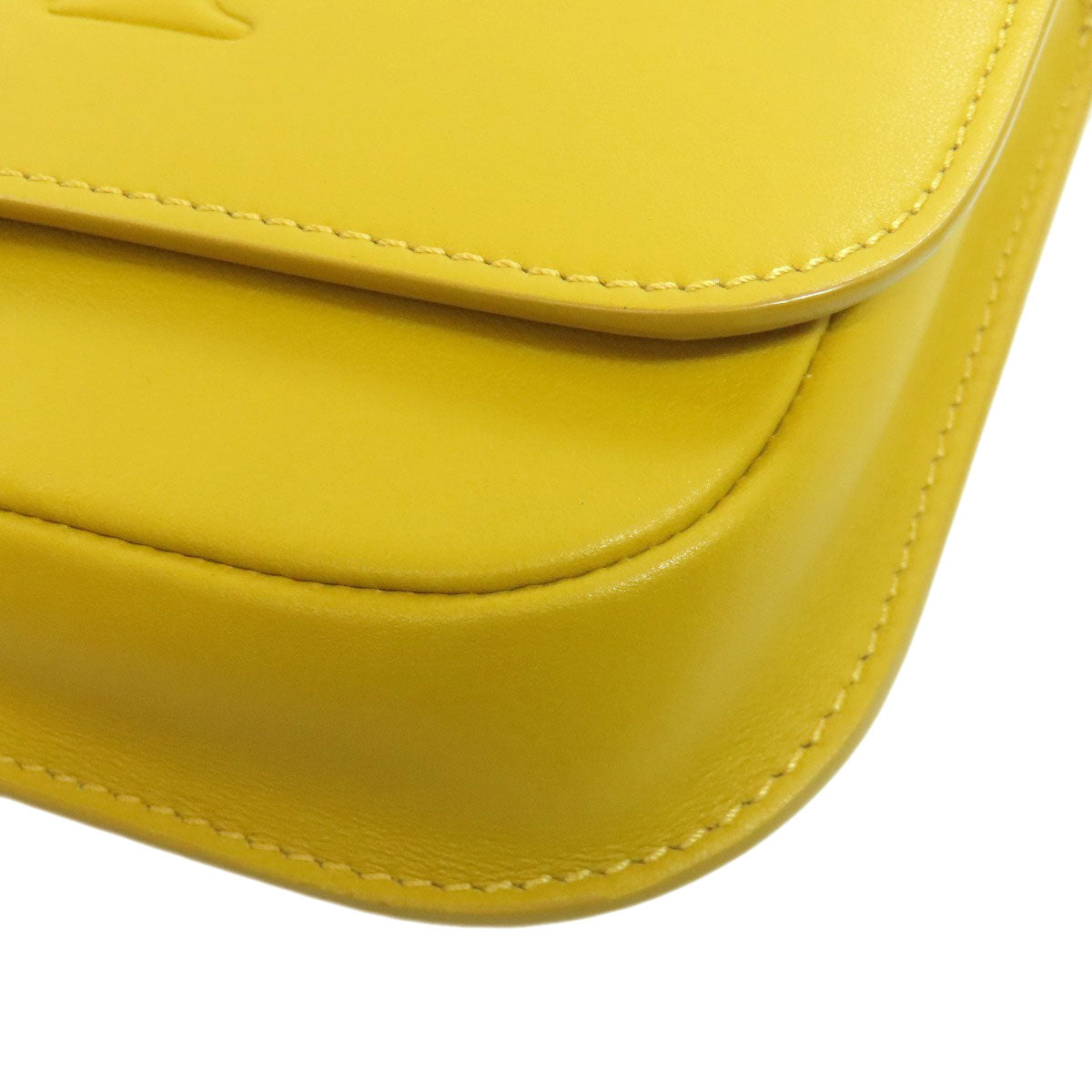 MAX MARA logo Shoulder Bag Leather Ladies [Used]