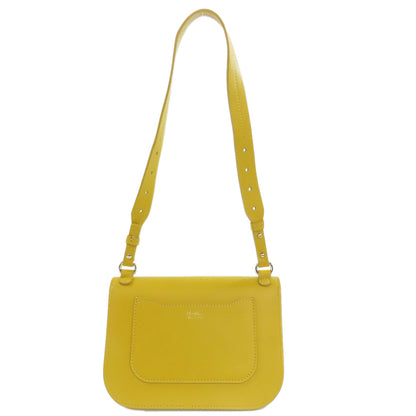 MAX MARA logo Shoulder Bag Leather Ladies [Used]