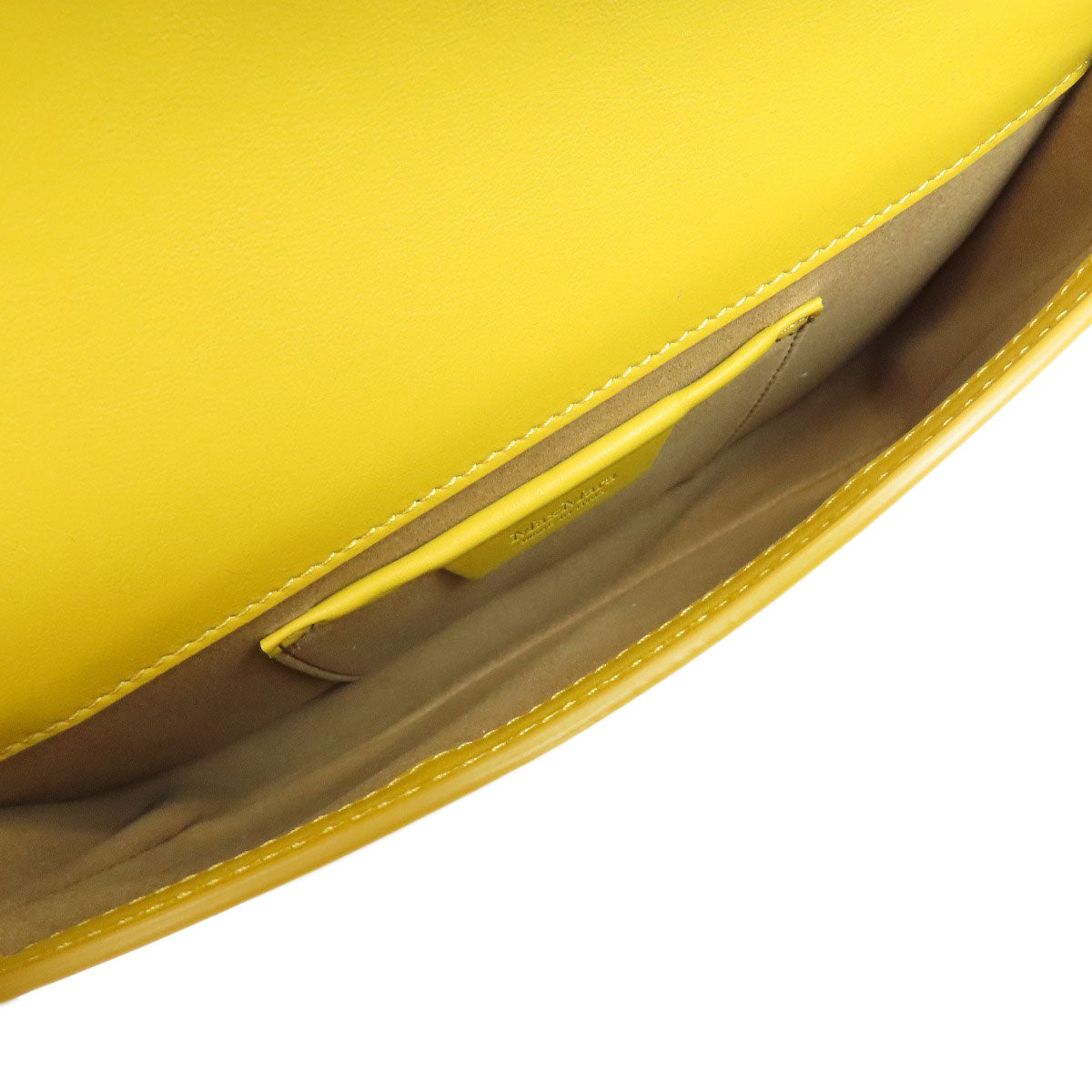 MAX MARA logo Shoulder Bag Leather Ladies [Used]