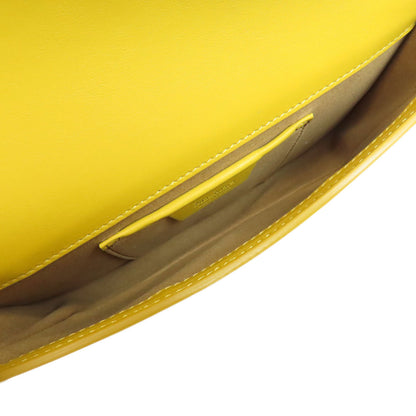 MAX MARA logo Shoulder Bag Leather Ladies [Used]