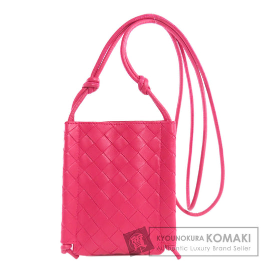 ボッテガヴェネタ イントレチャート ショルダーバッグ カーフ レディース 【中古】【BOTTEGA VENETA】