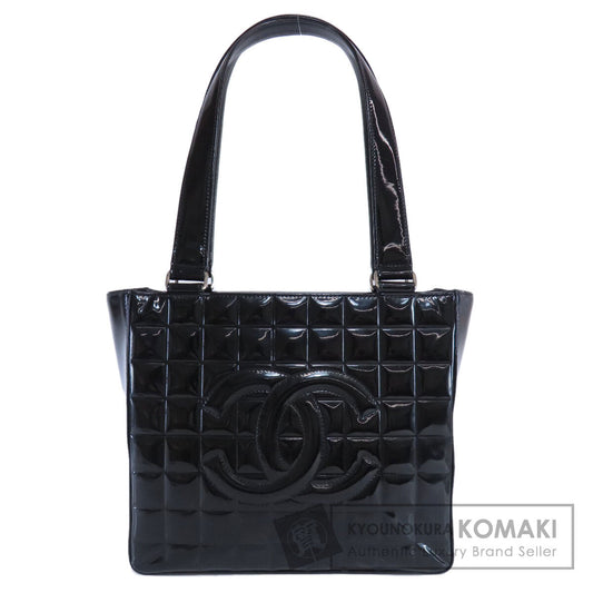 CHANEL   Tote Bag Choco Bar SilverHardware Enamel Ladies