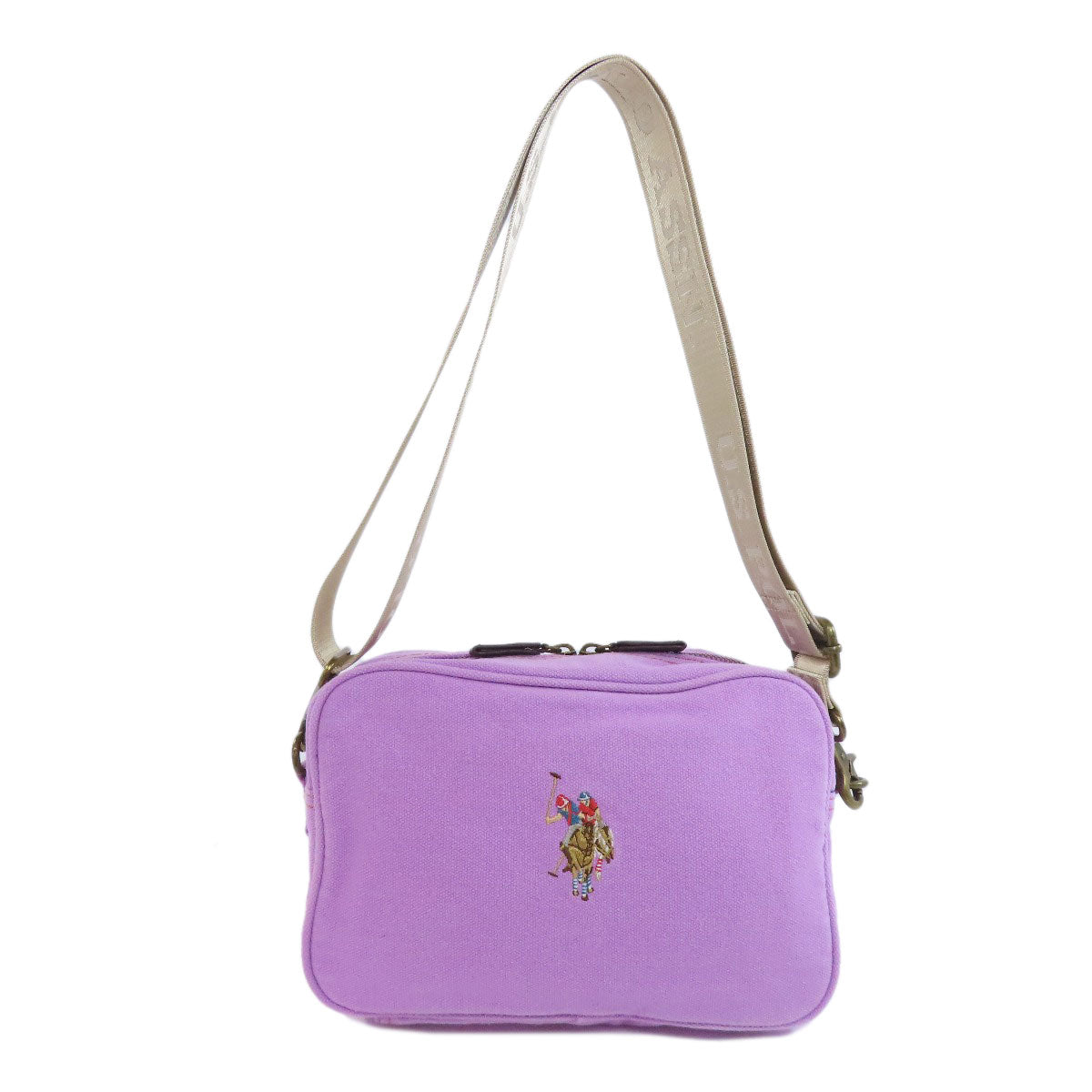 U.S. POLO ASSN.   Shoulder Bag logo Canvas Ladies