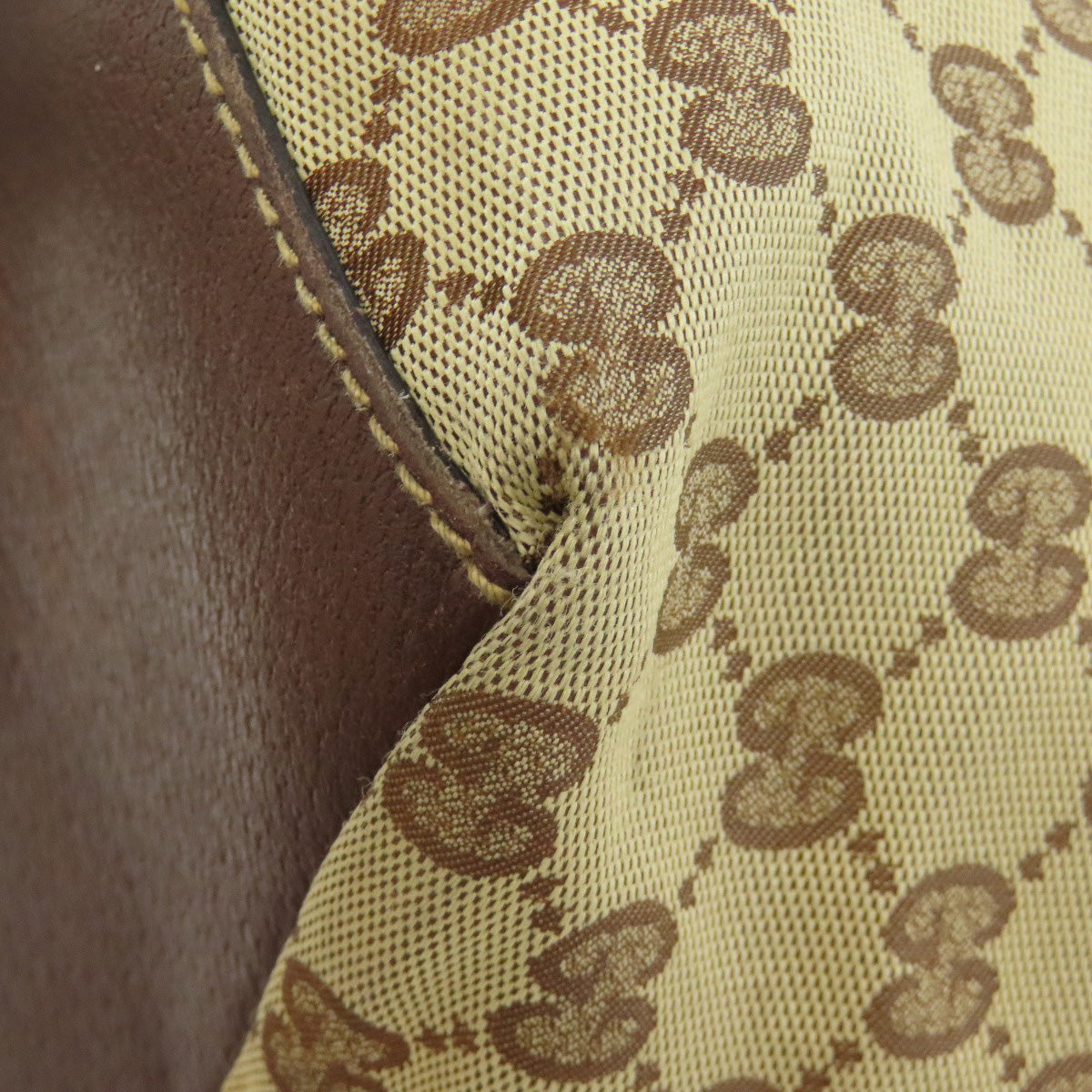 GUCCI  131228 Handbag GG Canvas Ladies