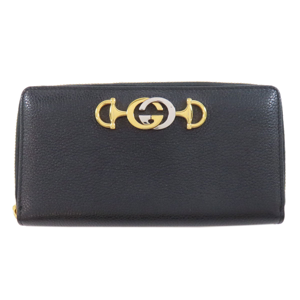GUCCI  570661 Long wallet (with coin pocket) Zumi Leather Ladies