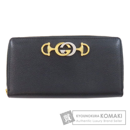 GUCCI  570661 Long wallet (with coin pocket) Zumi Leather Ladies
