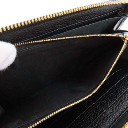 GUCCI  570661 Long wallet (with coin pocket) Zumi Leather Ladies