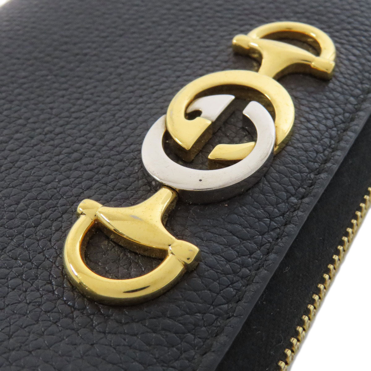 GUCCI  570661 Long wallet (with coin pocket) Zumi Leather Ladies