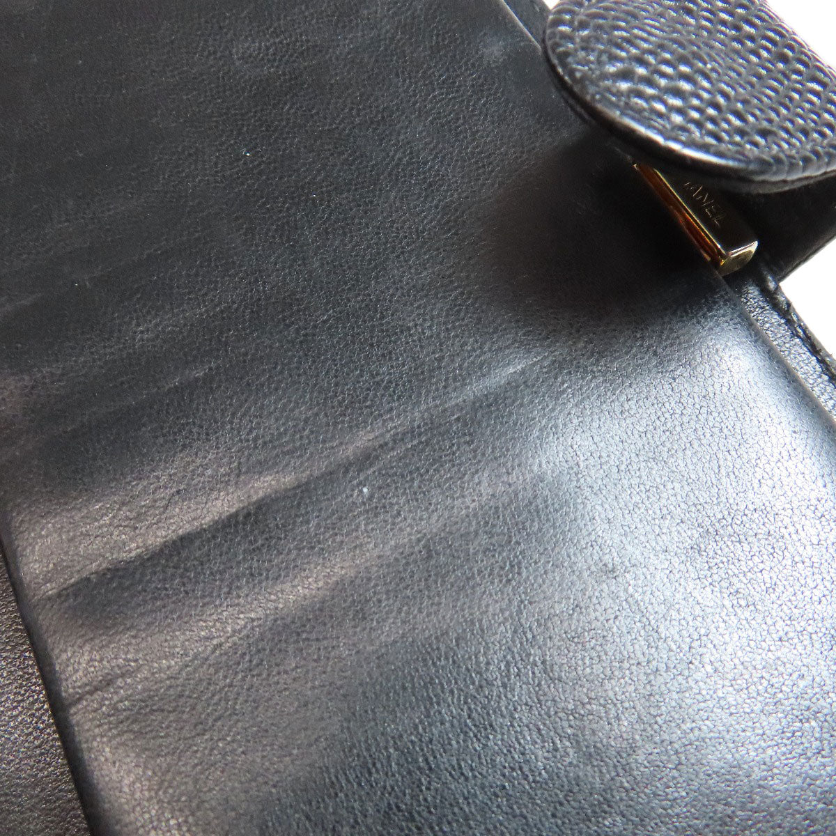 CHANEL COCO Mark Gamaguchi Wallet Long wallet (with coin pocket) Grained Calfskin Skin Ladies [Used]