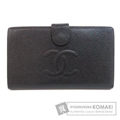 CHANEL   Long wallet (with coin pocket) COCO Mark Gamaguchi Wallet Caviar skin Ladies