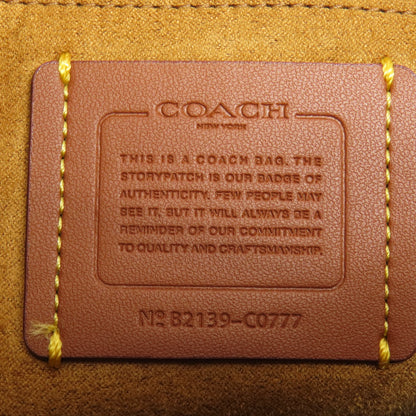 COACH  C0777 Handbag Field 30 Color Block 2WAY Leather Ladies