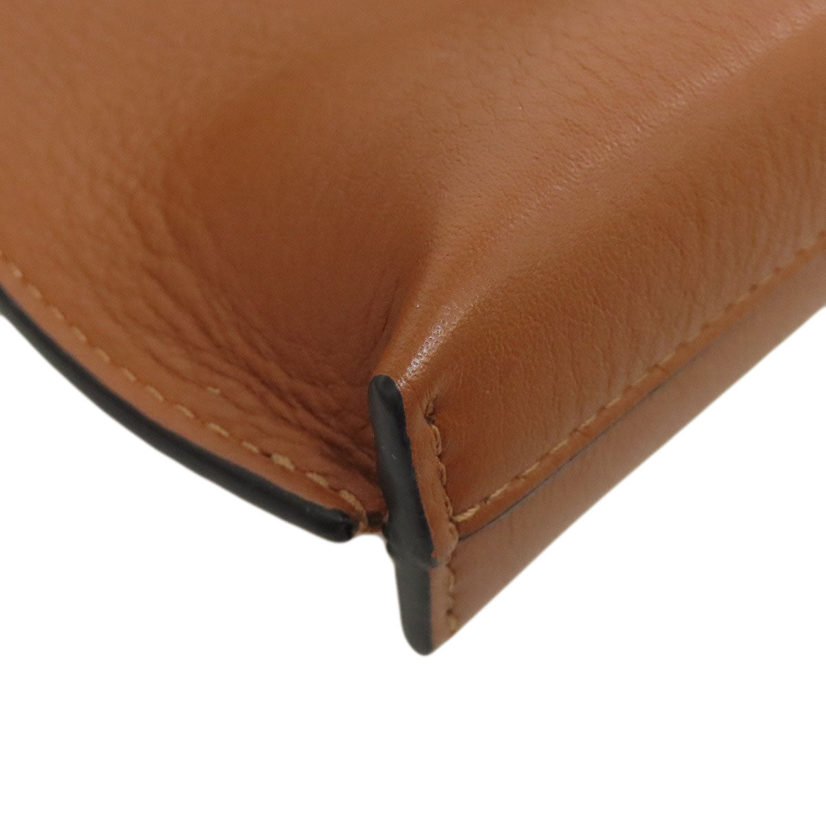 LOEWE T pouch anagram Accessory pouch Calf Ladies [Used]