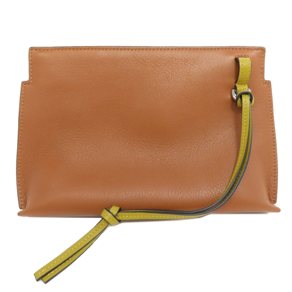 LOEWE T pouch anagram Accessory pouch Calf Ladies [Used]