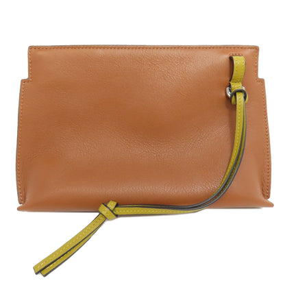 LOEWE T pouch anagram Accessory pouch Calf Ladies [Used]