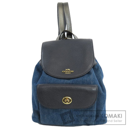 COACH  F24598 Backpack Â· Daypack logo Denim Ladies