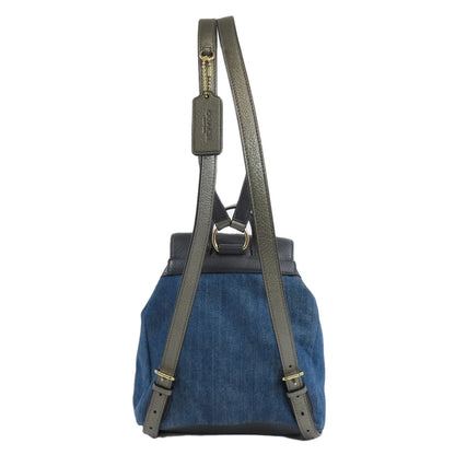 COACH  F24598 Backpack Â· Daypack logo Denim Ladies