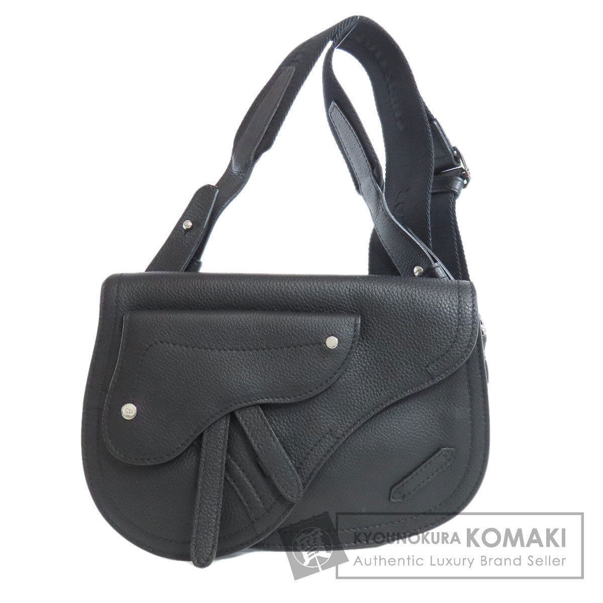 CHRISTIAN DIOR saddle Shoulder Bag Calf Ladies [Used]