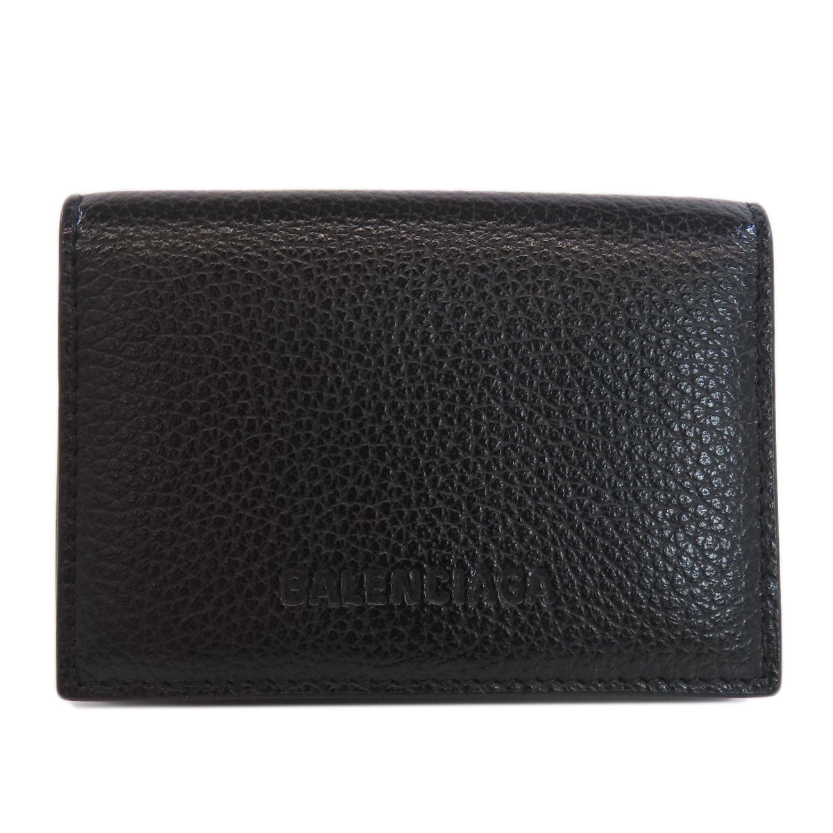 BALENCIAGA 664037 Tri-fold Wallet Mini Wallet Bifold Wallet with Coin Pocket Leather Ladies [Used]