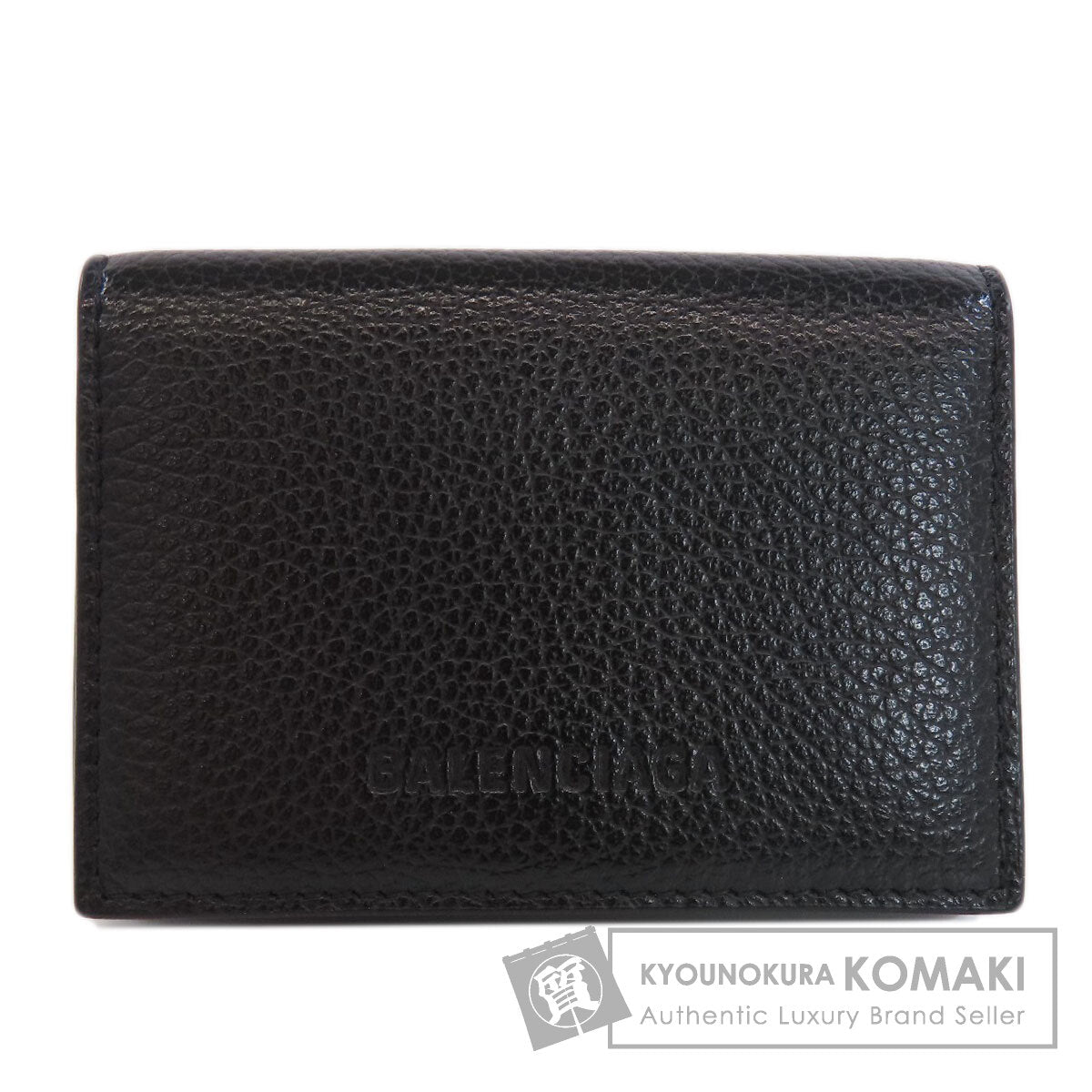 BALENCIAGA 664037 Tri-fold Wallet Mini Wallet Bifold Wallet with Coin Pocket Leather Ladies [Used]