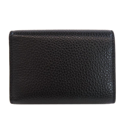 BALENCIAGA 664037 Tri-fold Wallet Mini Wallet Bifold Wallet with Coin Pocket Leather Ladies [Used]