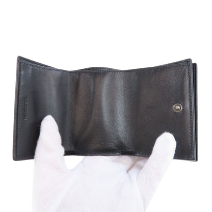 BALENCIAGA 664037 Tri-fold Wallet Mini Wallet Bifold Wallet with Coin Pocket Leather Ladies [Used]