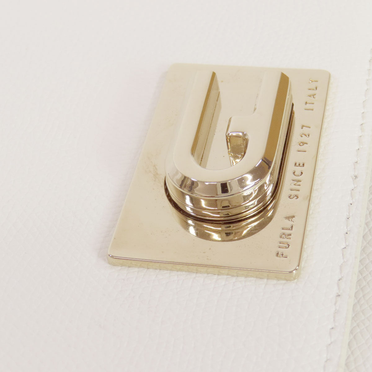 Furla アーチロゴ Shoulder Bag Leather Ladies [Used]