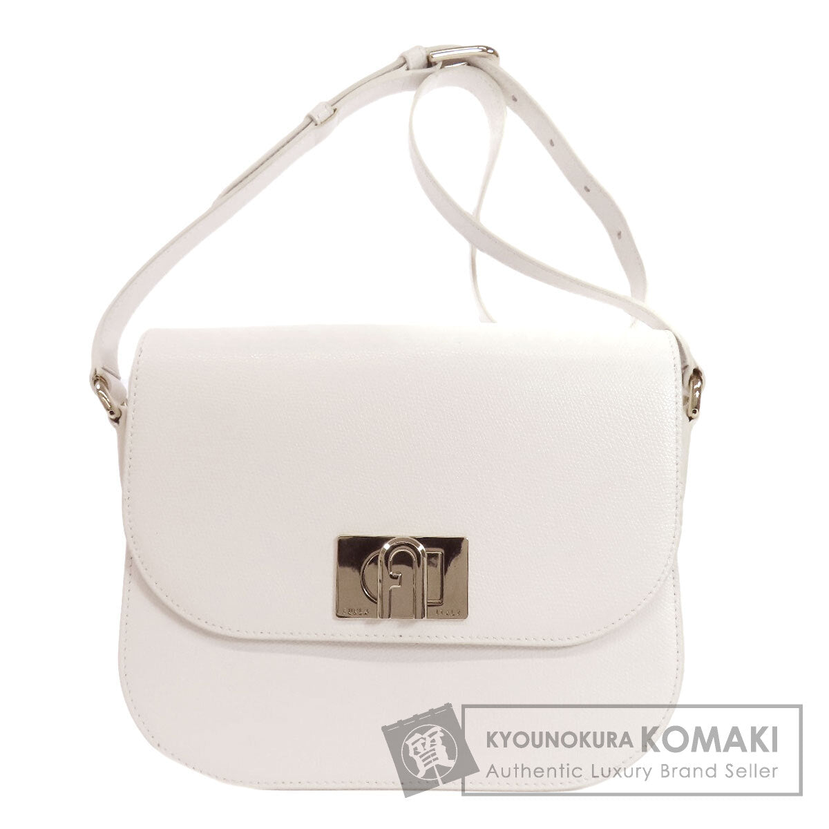 Furla アーチロゴ Shoulder Bag Leather Ladies [Used]