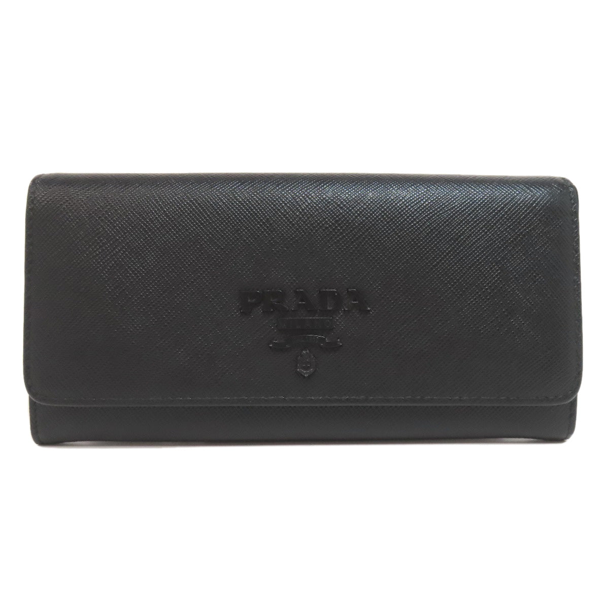 PRADA Safiano Long wallet (with coin pocket) Leather Ladies [Used]