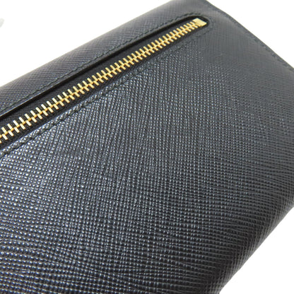 PRADA Safiano Long wallet (with coin pocket) Leather Ladies [Used]