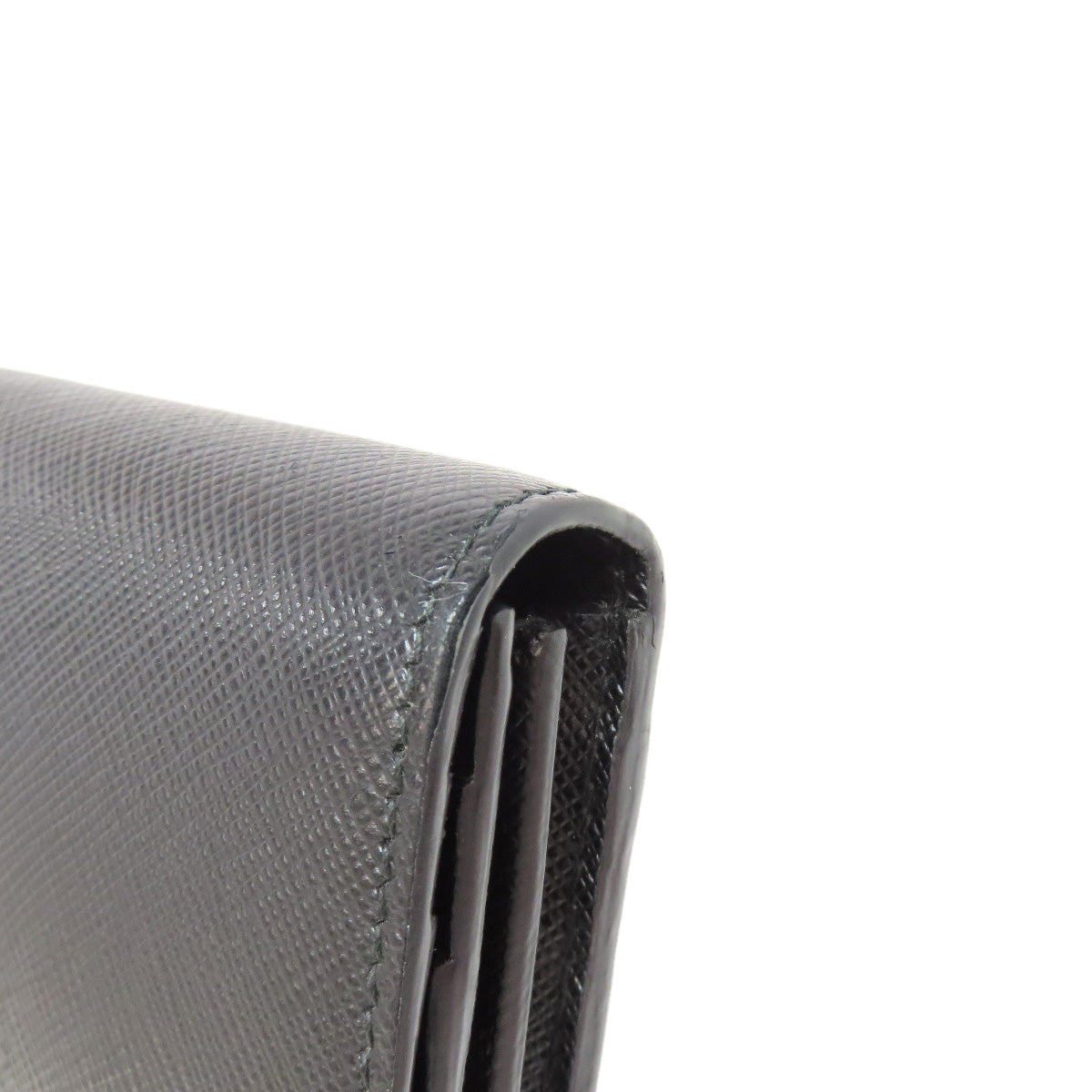 PRADA Safiano Long wallet (with coin pocket) Leather Ladies [Used]