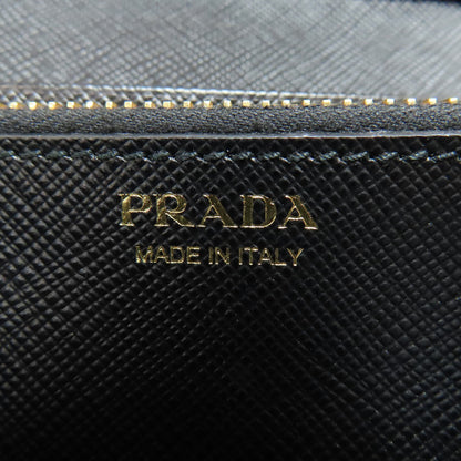 PRADA Safiano Long wallet (with coin pocket) Leather Ladies [Used]
