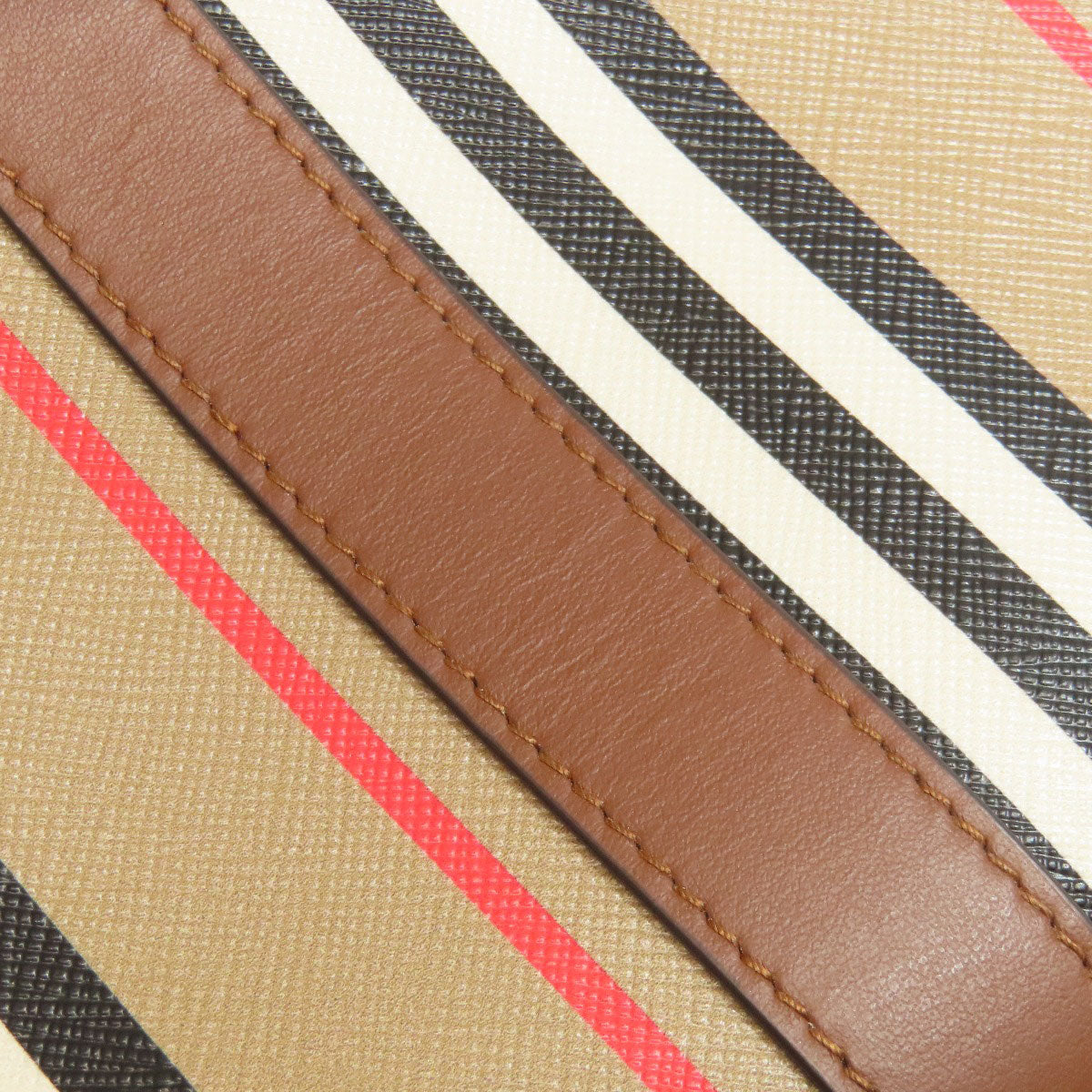 BURBERRY Stripe Tote Bag PVC Ladies [Used]