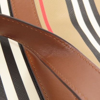 BURBERRY Stripe Tote Bag PVC Ladies [Used]