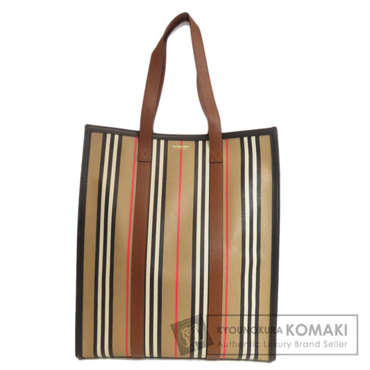 BURBERRY Stripe Tote Bag PVC Ladies [Used]