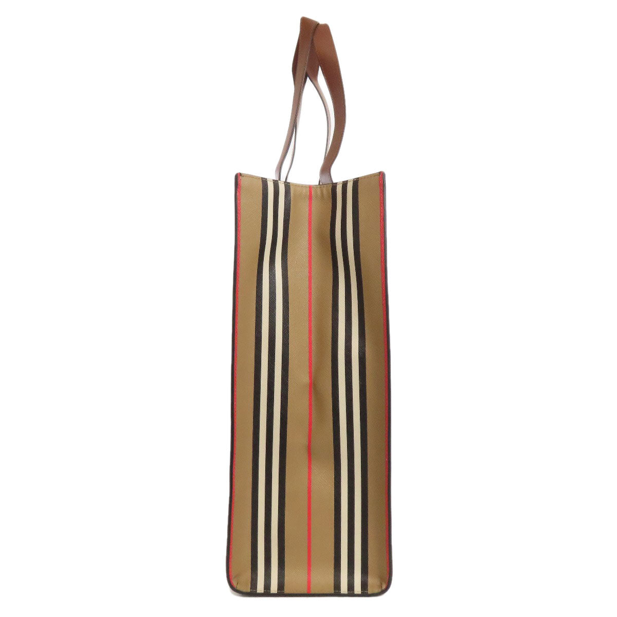 BURBERRY Stripe Tote Bag PVC Ladies [Used]